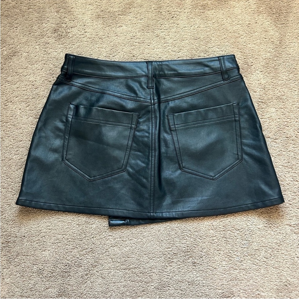 Free People Faux Leather Skirt - Picture 3 of 6